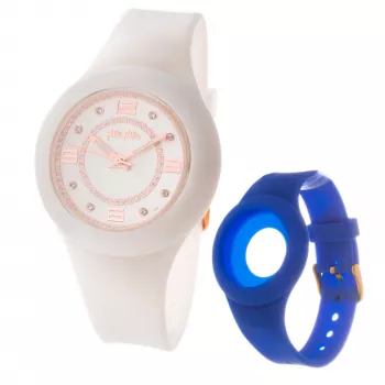 FOLLI FOLLIE Donatella moteriškas laikrodis WF13P020ZSSA 40mm nerūdijantis plienas rožinis auksas