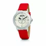 FOLLI FOLLIE Donatella Moteriškas Laikrodis WF13T040SPWR 32mm Rožinis Auksas Nerūdijantis Plienas Balta Oda