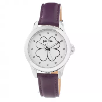 Folli Follie Heart4Heart moteriškas laikrodis WF15T031SSW 34mm nerūdijantis plienas sidabrinis baltas