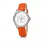 Folli Follie Santorini Flower Moteriškas Laikrodis WF15A031SPW 35mm Baltas Odinis Dirželis