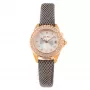 Folli Follie Woman WF1B006STM 30mm kvarcinis analoginis laikrodis su pilka odine apyranke