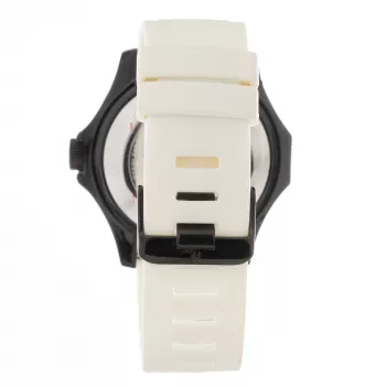 Folli Follie Women's Quartz Analog Watch WT13P001ZPW 45mm Stainless Steel White Leather