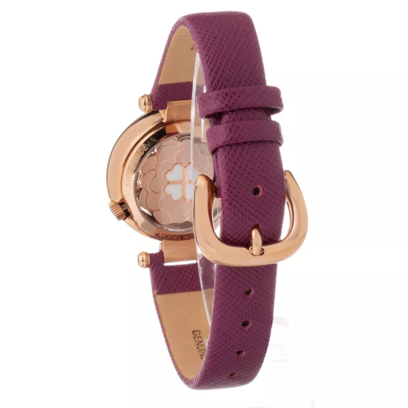 Folli Follie Moteriškas Laikrodis WF15R009SP 28mm Rožinio Aukso Spalvos Nerūdijančio Plieno Tinklelis