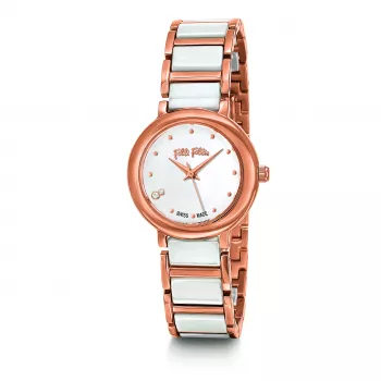 FOLLI FOLLIE Moteriškas Laikrodis WF15R011BSW (28mm) - Donatella Kolekcija Nerūdijantis Plienas