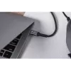 FORCELL F-Energy Cafule USB-C į USB-C laidas 1,2 m 240 W 5 A PD QC 4.0 pintas juodas