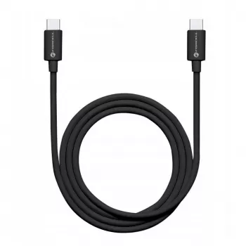 Forcell USB-C į USB-C laidas F-Energy QC PD Tube 1m C293 Juodas