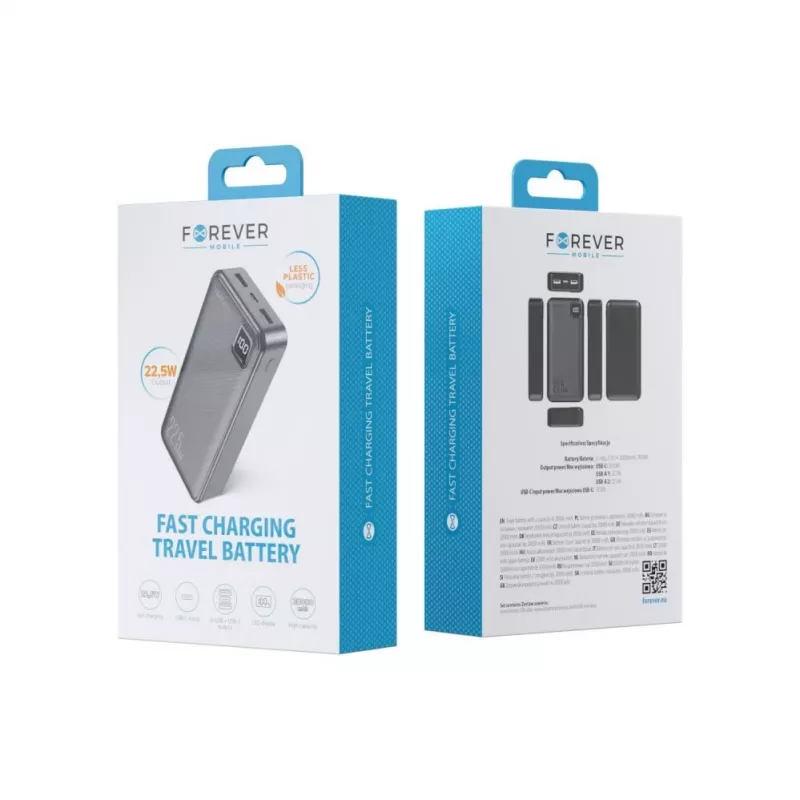 Forever Power Bank TB-300L PD QC 22.5W 20000 mAh Juoda