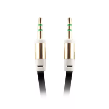 FOREVER Universal AUX kabelis 3,5 mm kištukas-kištukas, 1 m, juodas