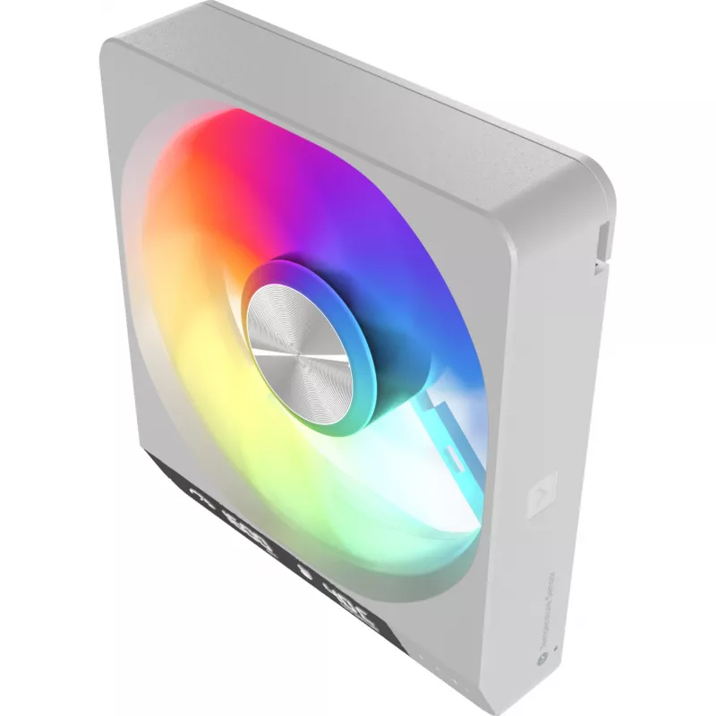 Fortron ZENFAN 120 White 120mm PWM ARGB ventiliatorius