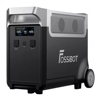 FOSSIBOT FB3840 3840Wh nešiojama elektrinė stotis – 2200W gryno sinusinio signalo AC išvestis, saulės baterijoms paruošta, plečiama talpa