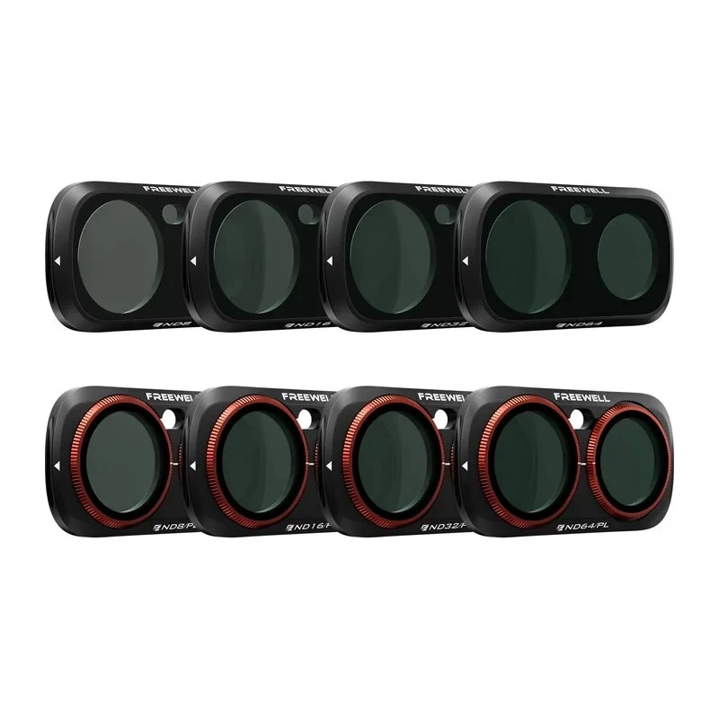 Freewell All Day 8 dalių filtrų rinkinys, skirtas Insta360 Ace Pro ir Ace su magnetine greito keitimo sistema