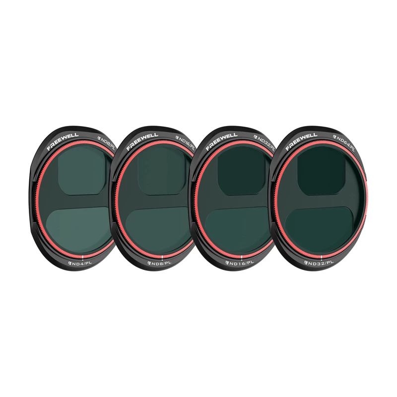 FREEWELL filtrų rinkinys DJI Mavic 4 Pro ND/PL Bright Day (4 vnt.)