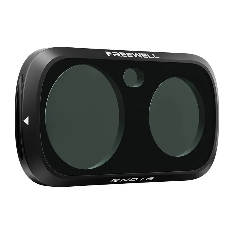 Freewell ND16 neutralinio tankio filtras, skirtas Insta360 GO 3 – magnetinis objektyvo filtras, 4 stopų šviesos mažinimas, daugiasluoksnis optinis stiklas ir aliuminio rėmas