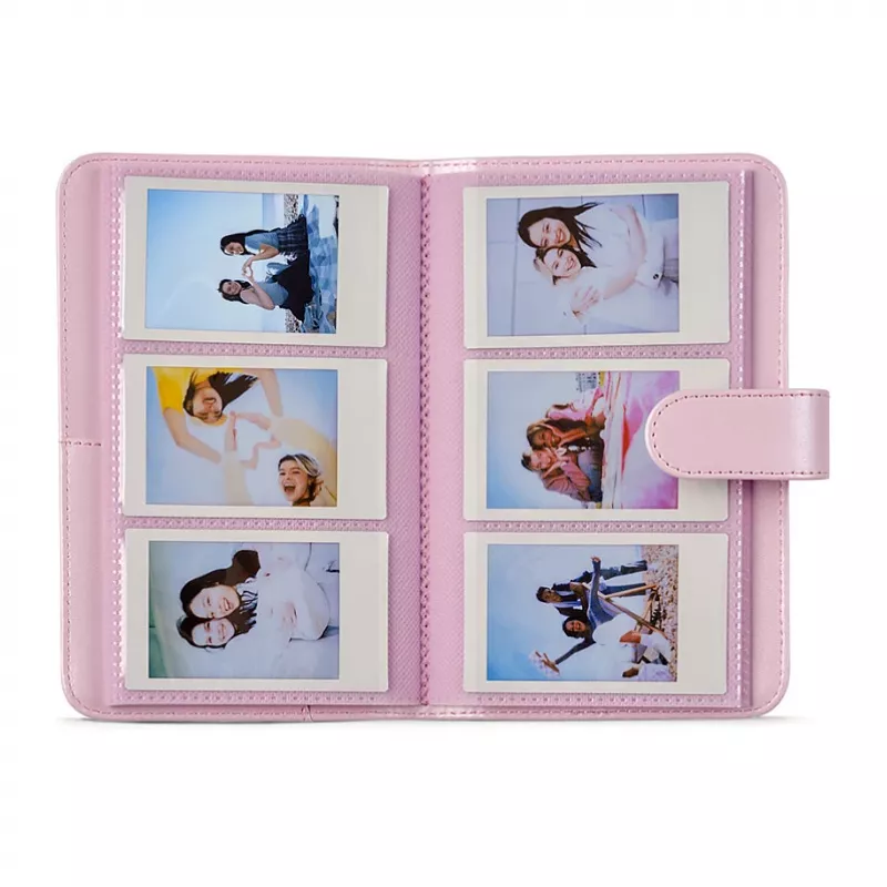 Fujifilm Instax Mini Album Candy Pink – 64 kišenių nuotraukų albumas Instax Mini nuotraukoms