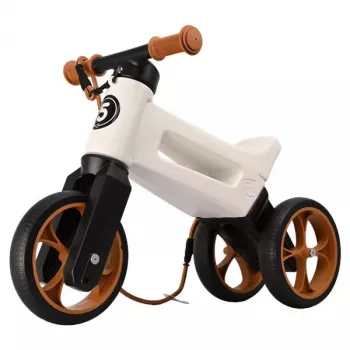 FUNNY WHEELS Rider Super balansinis dviratis, Pearl / Brown