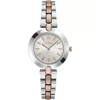 FURLA Arco Chain Women's Quartz Analog Watch WW00002004L5 34mm Stainless Steel Silver