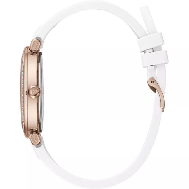FURLA Arco Chain moteriškas laikrodis 38mm sidabrinis nerūdijančio plieno tinklelio apyrankė WW00011003L3