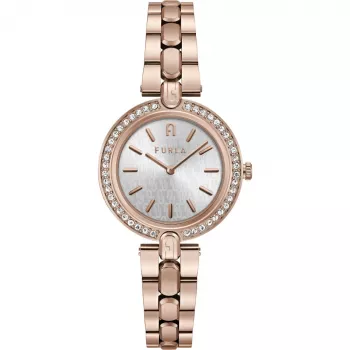 FURLA Arco Chain Moteriškas Laikrodis WW00002003L3 34mm Sidabrinis Nerūdijantis Plienas