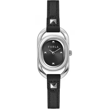 FURLA Arco Chain moteriškas laikrodis WW00008001L1 24mm rožinio aukso nerūdijantis plienas