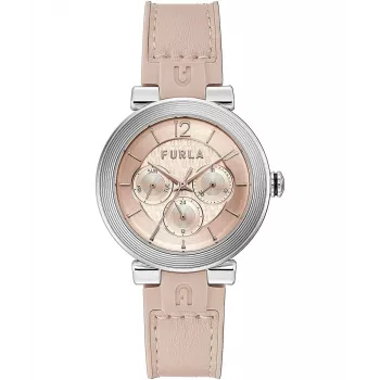FURLA Arco Chain moteriškas kvarcinis laikrodis WW00011001L1 38mm sidabrinis nerūdijančio plieno tinklelis