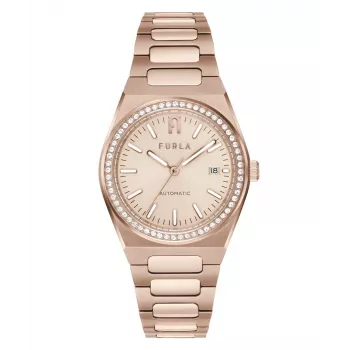 FURLA Arco Chain Moteriškas Laikrodis WW00012002L3 38mm Sidabrinis Nerūdijantis Plienas