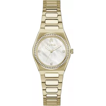 FURLA Arco Chain Moteriškas Laikrodis WW00020001L2 30mm Nerūdijantis Plienas Sidabrinis