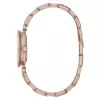 FURLA Arco Mini moteriškas kvarcinis laikrodis WW00004008L3 30mm sidabrinis baltas ciferblatas juodas odinis dirželis
