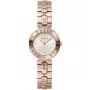 FURLA Arco Mini moteriškas kvarcinis laikrodis WW00004008L3 30mm sidabrinis baltas ciferblatas juodas odinis dirželis