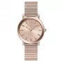 Furla Arco moteriškas kvarcinis laikrodis 38mm rožinis auksas nerūdijantis plienas rožinė oda