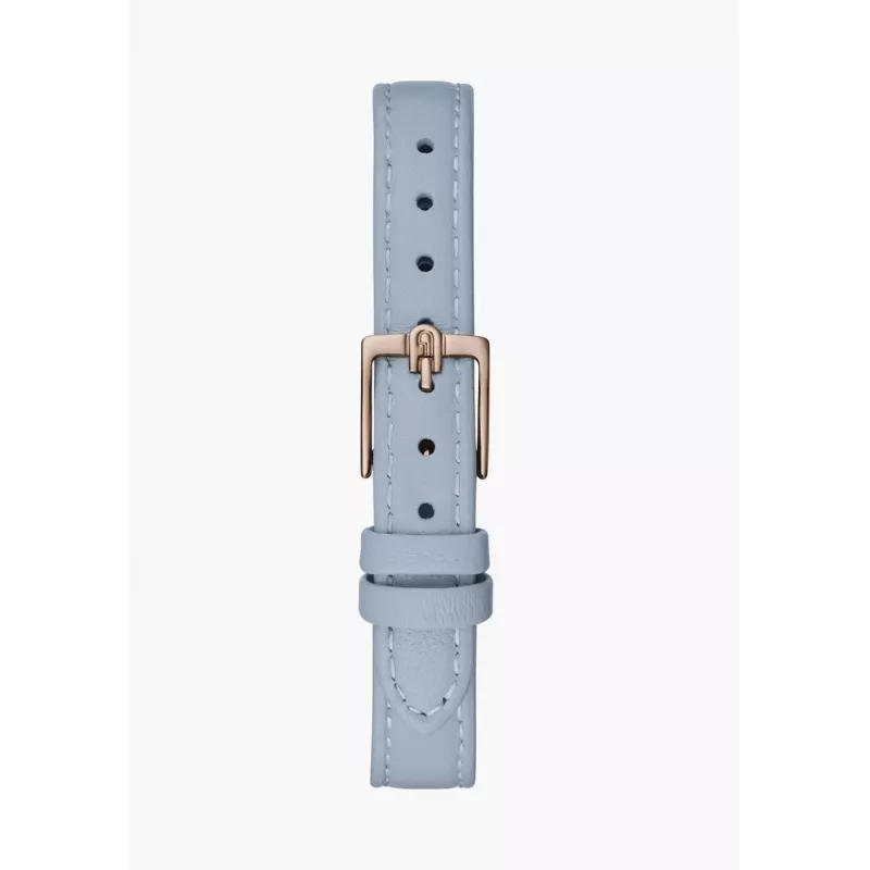 Furla Giada moteriškas kvarcinis analoginis laikrodis 32mm, sidabrinis ciferblatas, rožinė odinė apyrankė WW00005005L3