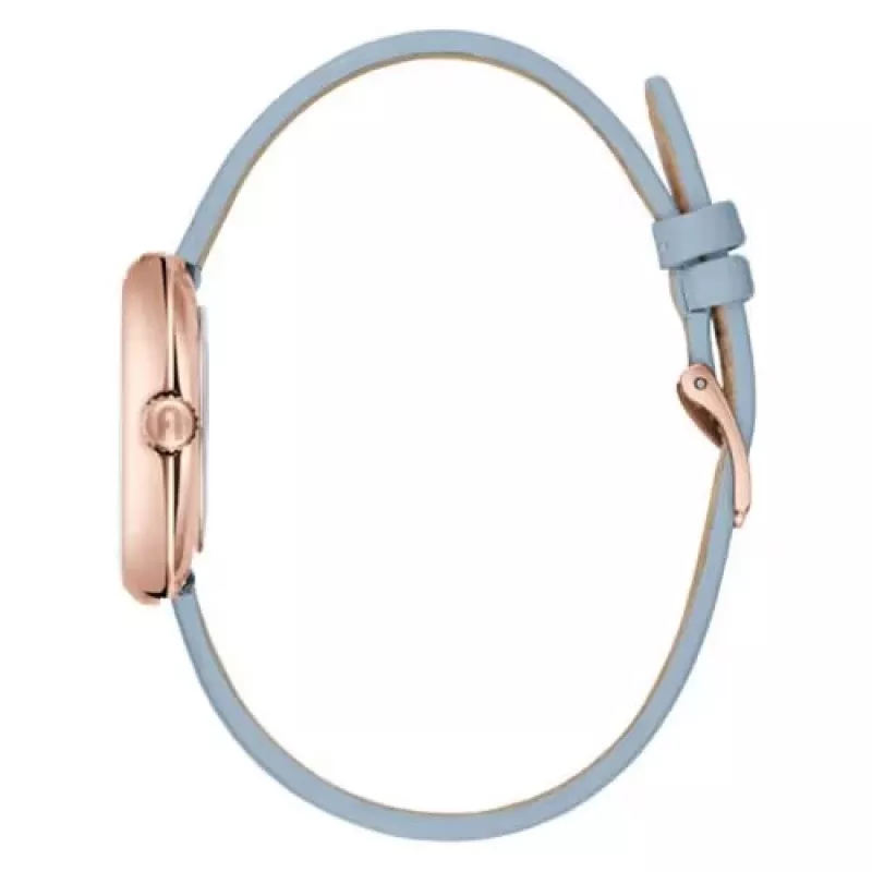 Furla Giada moteriškas kvarcinis analoginis laikrodis 32mm, sidabrinis ciferblatas, rožinė odinė apyrankė WW00005005L3