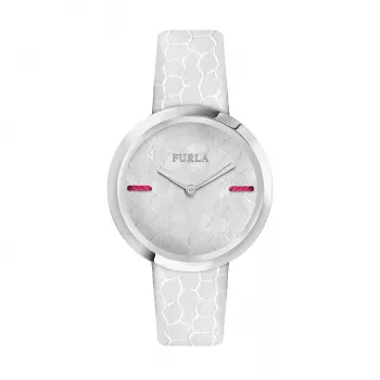FURLA Giada moteriškas kvarcinis analoginis laikrodis R4251110504 34mm mėlyna oda