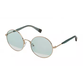 FURLA SFU235-56300V Moteriški Drugelio/Katės Akies Akiniai nuo Saulės - Havana/Ruda Acetato Rėmelis, Rudi Gradientiniai Lęšiai, 56/20/135 mm