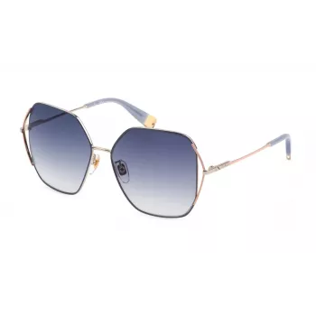 FURLA SFU601-580492 Moteriški akiniai nuo saulės Havana Ruda Acetatas 58mm