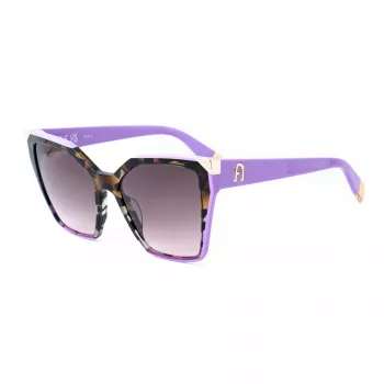 FURLA SFU686V5403KA Women's Havana Square Sunglasses 54/18/140 mm