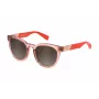 FURLA SFU687-510D48 Moteriški Akiniai nuo Saulės – Rudi Havana Acetato Rėmeliai, Gradientiniai Rudi Lęšiai, 51 mm