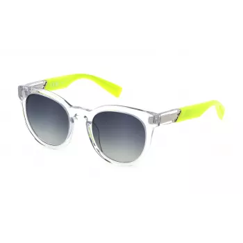 FURLA SFU687-510P79 Moteriški drugelio formos akiniai nuo saulės Havana acetatas rudi gradientiniai lęšiai 51/21/140 mm