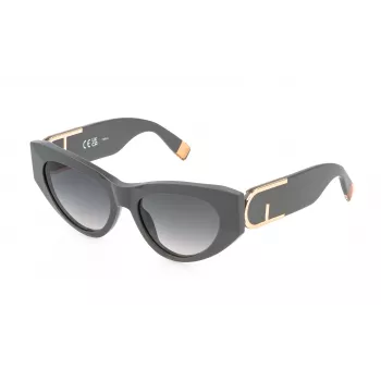 FURLA SFU881-540GFS Moteriški Akiniai nuo Saulės Havana Tortoise Gradient Grey 54mm