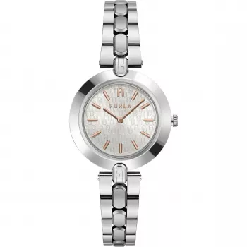FURLA Women's Arco Chain Watch WW00002005L1 34mm Stainless Steel Silver-tone