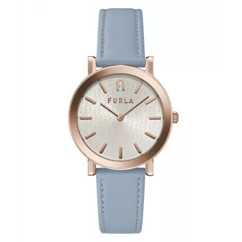 FURLA Women's Arco Chain Watch WW00003005L3 38mm Rose Gold-tone Stainless Steel