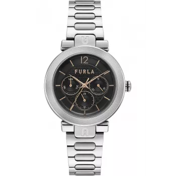 FURLA moteriškas laikrodis WW00011005L1 38mm sidabrinis nerūdijantis plienas kvarcinis analoginis