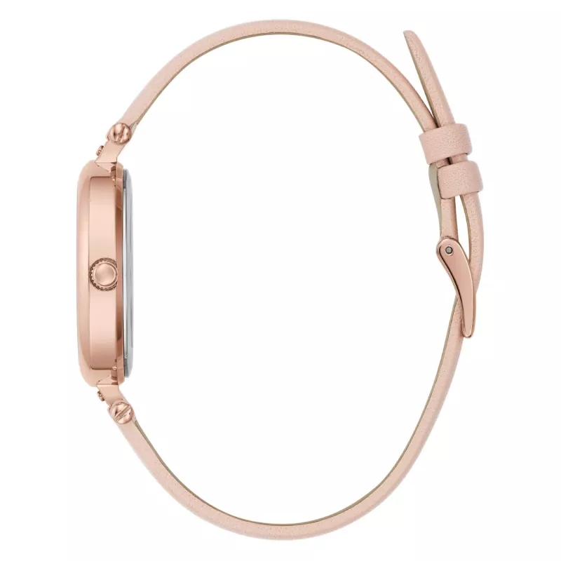 FURLA Moteriškas Laikrodis WW00018008L3 38mm Nerūdijančio Plieno Kvarcinis Analoginis Sidabrinis Ciferblatas Juodas Odinis Dirželis