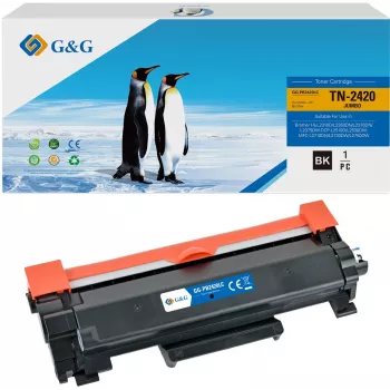 G&G 20319 XXL suderinama kasetė su Brother TN-2420 – juoda, 3000 puslapių išeiga