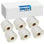 G&G Suderinamos Etikečių Ritinėliai 32x57mm Juoda Ant Baltos, 6 Ritinėliai x 1000 Etikečių, Skirta Dymo 11354/S0722540
