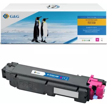 G&G Suderinama Tonerio Kasetė, skirta Kyocera TK-5140M (Purpurinė) - 1T02NRBNL0