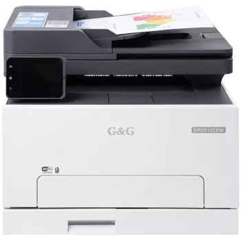 G&G GM2010CDW Spalvotas Lazerinis Daugiafunkcis Spausdintuvas 3-in-1, 20 psl/min, Dvipusis, Wi-Fi, Liečiamas Ekranas