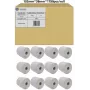 G&G Label Rolls Compatible with Zebra 800264-155, White, 102 x 38 mm, 12 x 1790 Labels (19802)