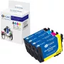 G&G Multipack rašalinės kasetės, suderinamos su Epson 604XL (4 x XL, juoda/cyan/magenta/geltona, 20547)