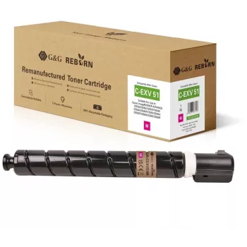 G&G Reborn Compatible Toner Cartridge Magenta Canon C-EXV 51 (0483C002) - 21,500 Pages