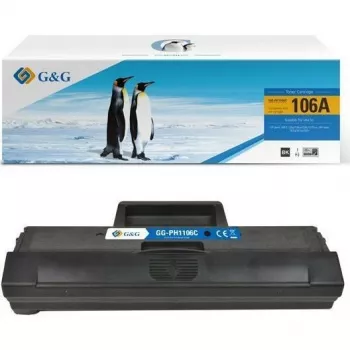 G&G suderinamas kasečių toneris HP 106A / W1106A (juodas)